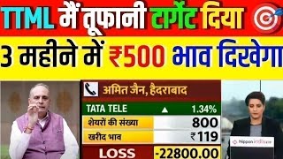 ttml share latest news today | tata teleservices share news update | ttml share price |