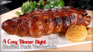 Juicy Stuffed Pork Tenderloin / The Ultimate Holiday Centrepiece