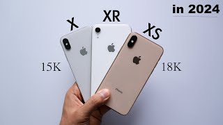 iPhone X vs XR vs XS in 2024 | Don't Make Mistake ! Best iPhone Under 20K? (HIND
