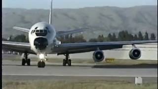 SJC - N811AX - Airborne Express DC-8-63F at San Jose