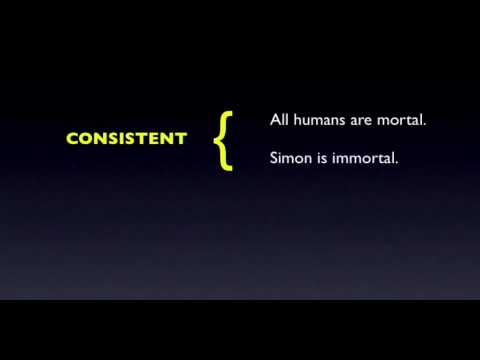 What is logically consistent?