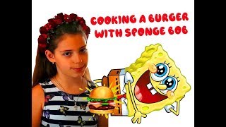 #1intrending   How to Make a SpongeBob's Burger  | New Recipe | kids for kids making Burger