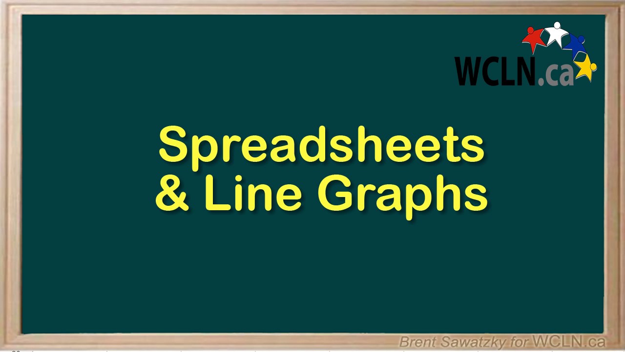 Wcln Wcln Math Spreadsheets Line Graphs Youtube