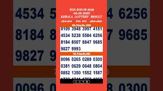 WIN WIN W-803 | 06/01/2025 TODAY KERALA LOTTERY RESULT | WIN WIN BHAGYAKURI | TODAY LOTTERY RESULT