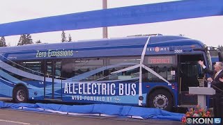 TriMet debuts all-electric buses