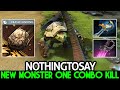 NOTHINGTOSAY [Tiny] New Monster Mid Lane One Combo Kill Dota 2