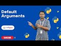 Default Arguments in Python | Python Tutorials - 2022 | Codegnan