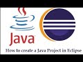 Java for Beginners: How to Create a New Java Project in Eclipse Workspace.Simple Hello World Project