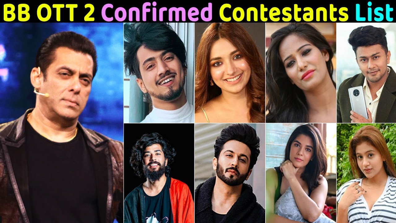 Bigg Boss OTT 2 Confirmed Contestant List Hosted By Salman Khan ...