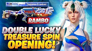 PUBG Mobile Double Lucky Treasure Spin Opening 😍 || Rambo