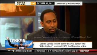 ESPN First Take | LeBron lacks Michael Jordan's Killer Instinct? - ESPN Sport First Take