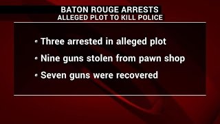 Alleged plot to kill Baton Rouge cops foiled