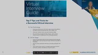 Interview Workshop presented by UC Davis & UC Davis Health