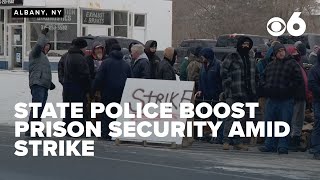 State Police boost security at NY prisons amid staff strike