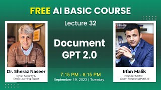 Lecture 32 | AI Free Basic Course