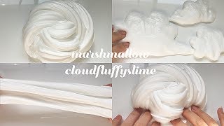 【ASMR】️️️️️️⛅️マシュマロ雲スライム️️️⛅️ marshmallow cloud fluffyslime