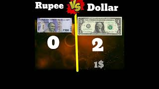 Rupee Vs dollar #comparison #india #usa #shorts