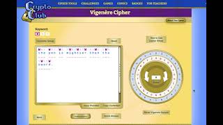 Vigenere Cipher - Code Busters - Science Olympiad