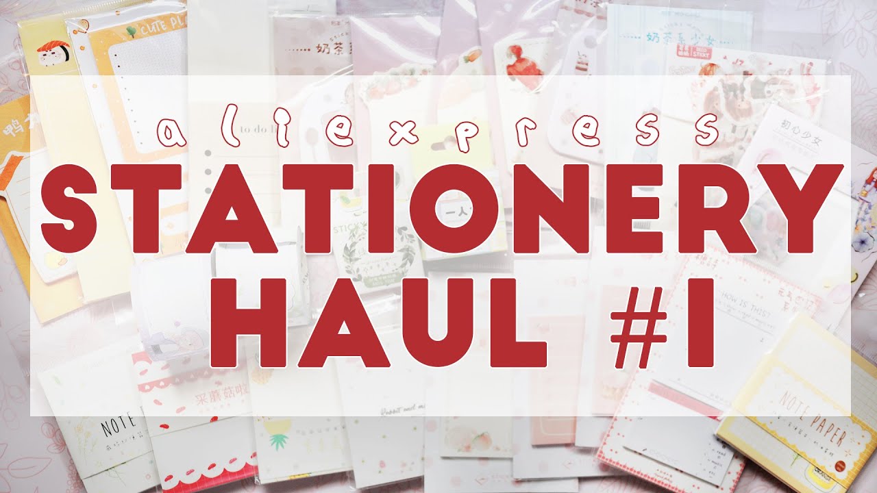 Aliexpress Stationery Haul 1 Youtube