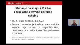 Izmjene Zakona o radu, suzbijanje neprijavljenog rada i aktualna praksa radnog prava