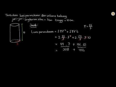 Contoh Soal Luas Permukaan Dan Volume Tabung - YouTube