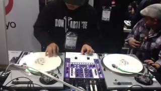 Dj P-trix NAMM 2013 showcase