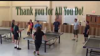 Dad's Birthday At the Table Tennis Club