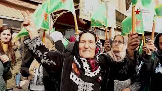 Peyamên Dayikan Ji Meşa Girseyî ya  Qamişlo. #YPJ