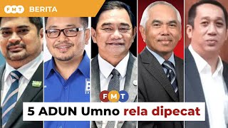 Enggan komplot singkir Hajiji, 5 ADUN Umno rela dipecat