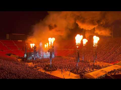 Du Hast - Rammstein 4K... Los Angeles Memorial Coliseum 09/23/2022 ...