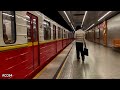 🚇 metrovagonmash 81 717 arriving at stare bielany warsaw metro