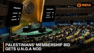 Palestinian Membership bid gets U.N.G.A Nod || DDI NEWSHOUR