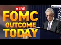 FOMC Meeting Outcome LIVE I Jerome Powell Speech LIVE I US Fed Rate Cut LIVE