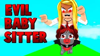 ESCAPE THE EVIL BABY SITTER! | Roblox - Obby