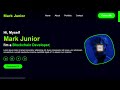 How to Build a Complete Responsive Personal Portfolio Website using HTML CSS and JavaScript