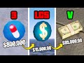 All Jobs Rewards in GTA Games (Evolution)