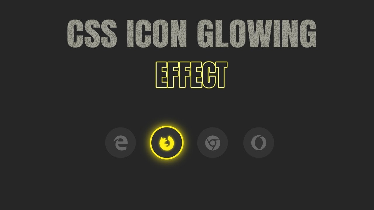 CSS Glowing Effect - CSS Hover Effect - YouTube