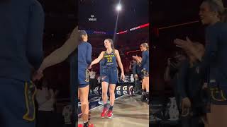 Caitlin Clark gets introduced before her Indiana Fever home debut | Yahoo Sports