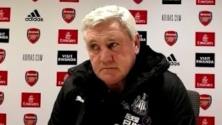 Arsenal 2-0 Newcastle - Steve Bruce - Post-Match Press Conference