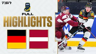 Germany vs. Latvia FULL HIGHLIGHTS -- 2024 World Junior Championship