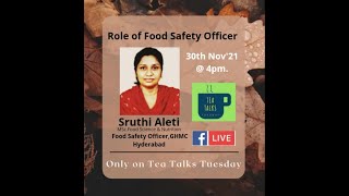 Role of Food safety officer