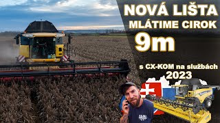 MLÁTIME CIROK [ Nová 9m LIŠTA = Kombajn ide ako PÁN ] s CX-KOM na službách #37