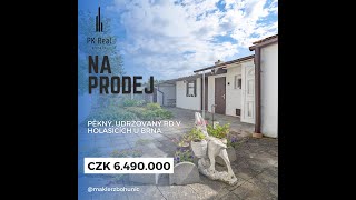 REZERVOVÁNO - Realitní kancelář Brno - prodej RD ul. Úzká, Holasice - PK Real Estate CZ