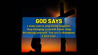 God says- You are a champion #godsays #godmessage #jesus #jesuschrist #christianity #shorts
