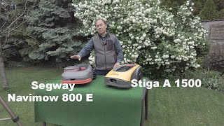 Segway Navimow 800E vagy Stiga A 1500 robotfűnyíró?