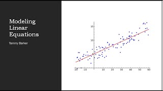 Fitting Linear Models to Data