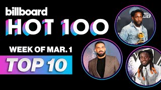 Billboard Hot 100 Top 10 Countdown For March 1st, 2025 | Billboard News