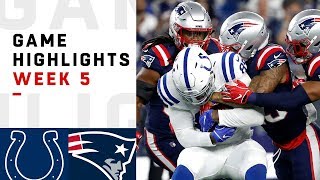 Colts vs. Patriots Week 5 Highlights | NFL 2018