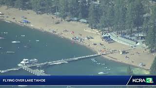 LiveCopter 3 is providing a look at Lake Tahoe.