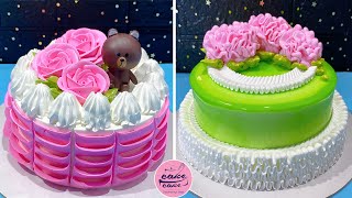 Easy Cake Tutorials with Piping Tips | Part 217